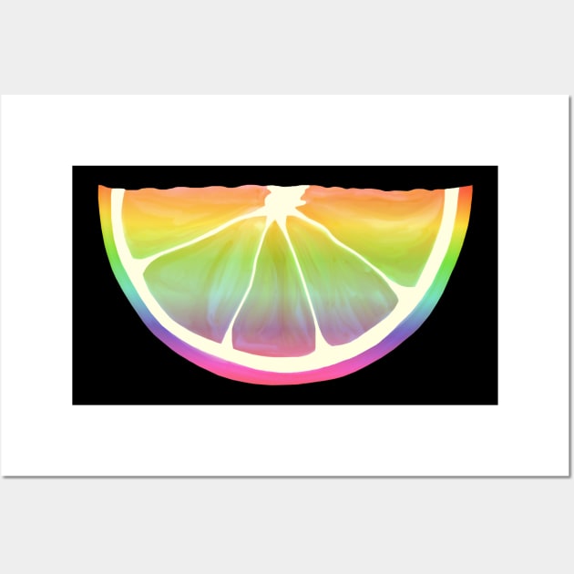 Citrus Rainbow Slice Wall Art by Art by Deborah Camp